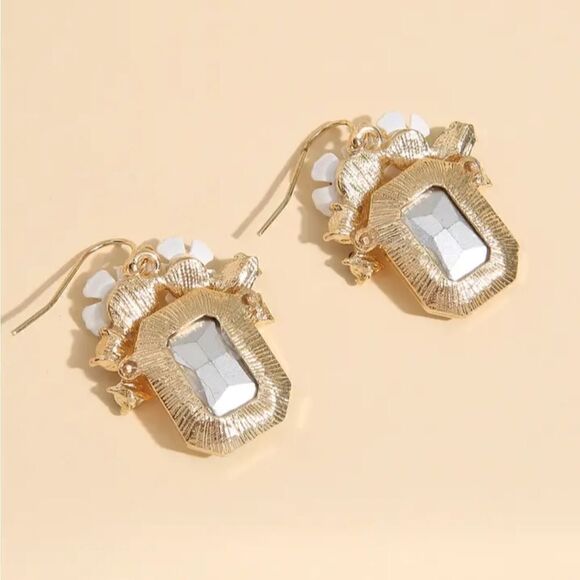 Stunning Drop Dangle Cluster Earrings 💫 - Picture 2 of 2